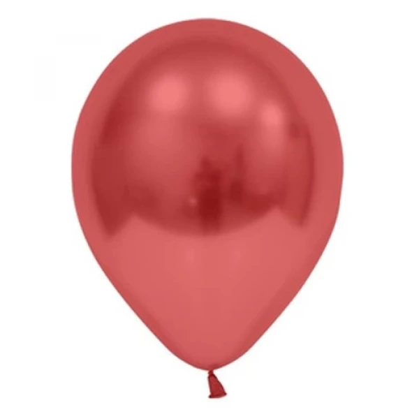 Kırmızı Krom Balon 5 Adet (30 cm)