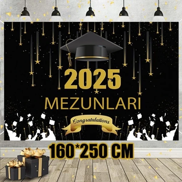 Mezuniyet Arka Fon Afişi 160*250 cm