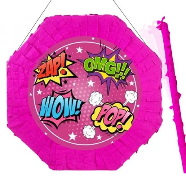Superhero Girl Pinyata 42 cm + Sopası