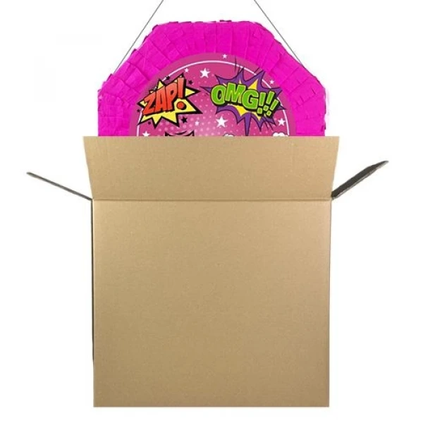 Superhero Girl Pinyata 42 cm + Sopası