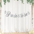 Bride To Be Gümüş Kaligrafi Banner 170 cm