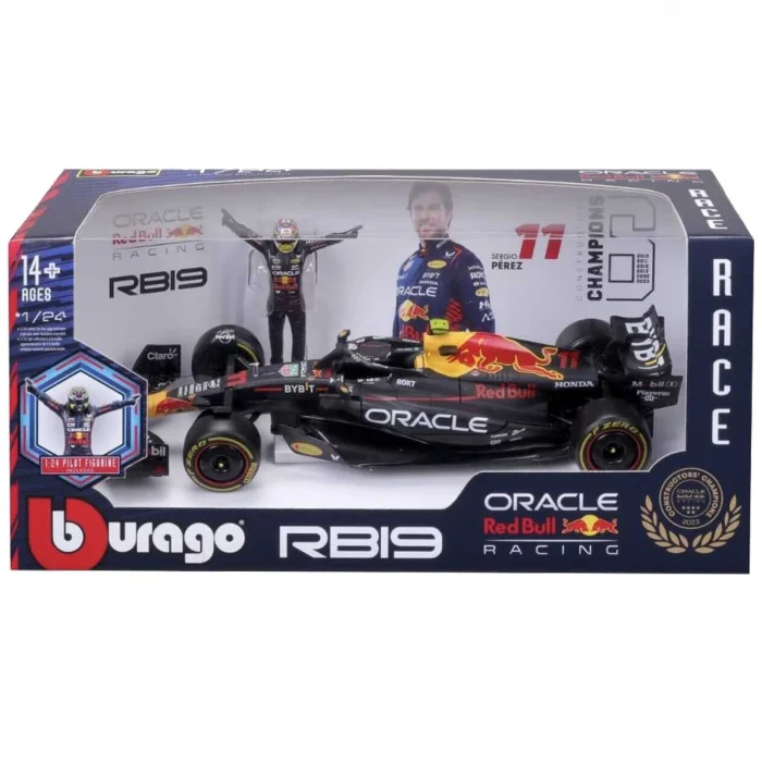 Bburago 1:24 Red Bull RB19 Sergio Perez #11 Model Araba