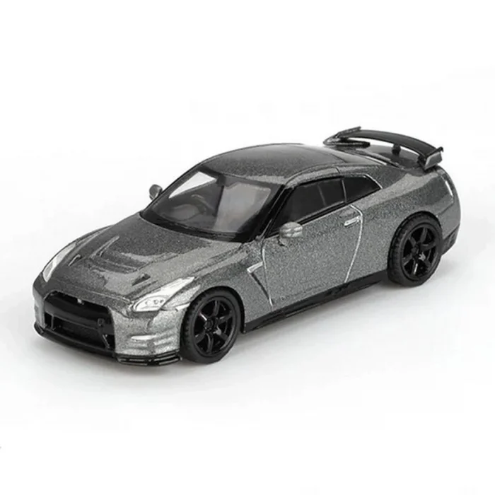 Mini GT 1-64 Nissan GT-R 2013 Dark Metal Gray (Nismo R35 CRS Version)