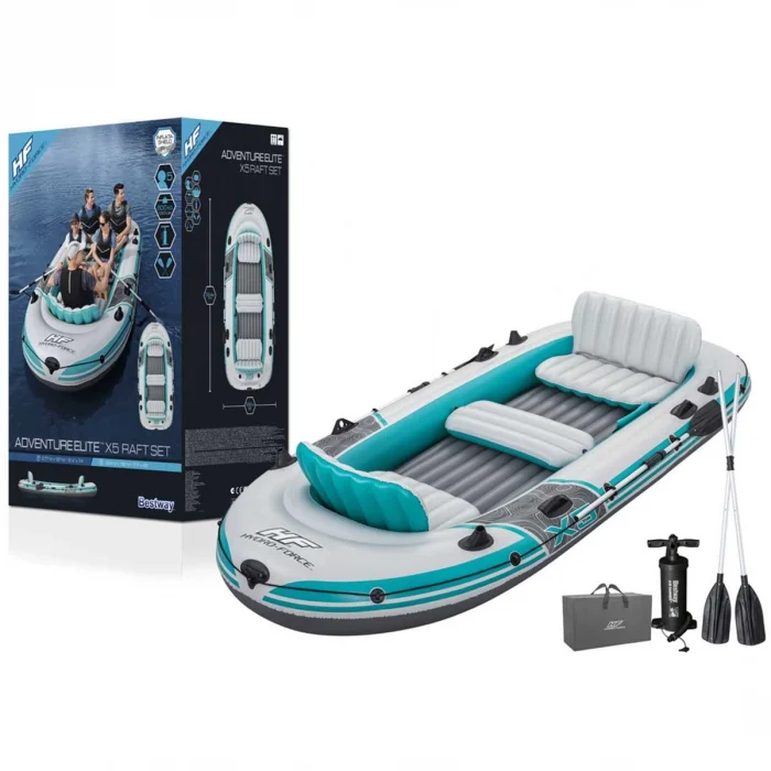 Bestway Hydro-Force Adventure Elite X5 5 Kişilik Şişme Bot Seti