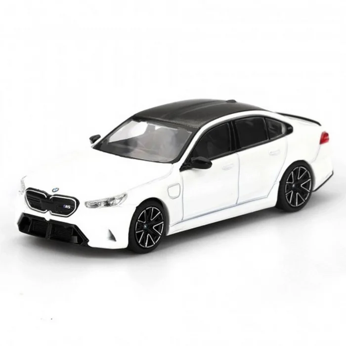 MINI GT 1:64 BMW M5 Alpine White Model Araba