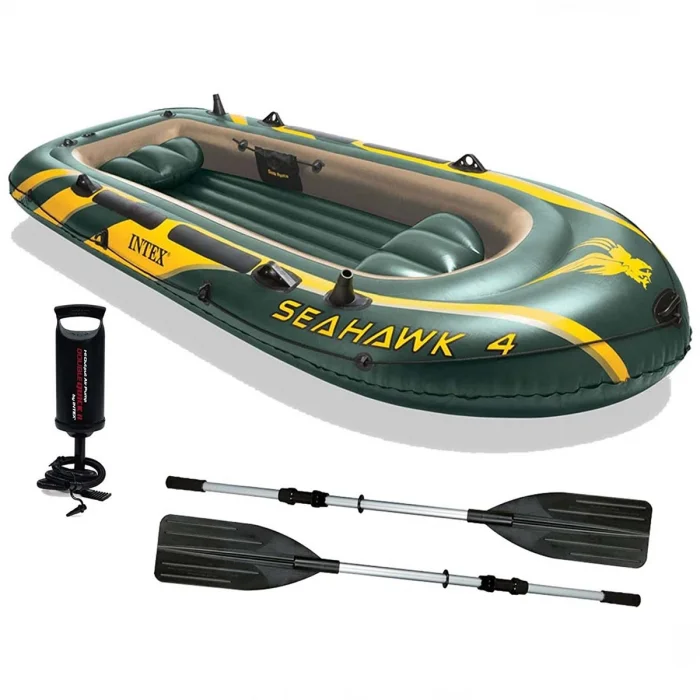 Intex Seahawk 4 Profesyonel 4 Kişilik Şişme Bot Seti