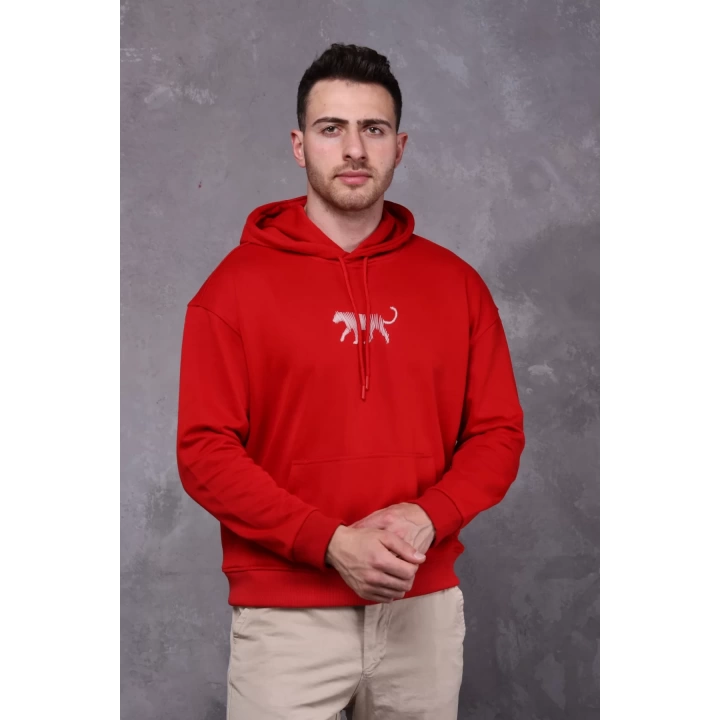 Farm Animals Erkek Midi Baskılı Hoodie