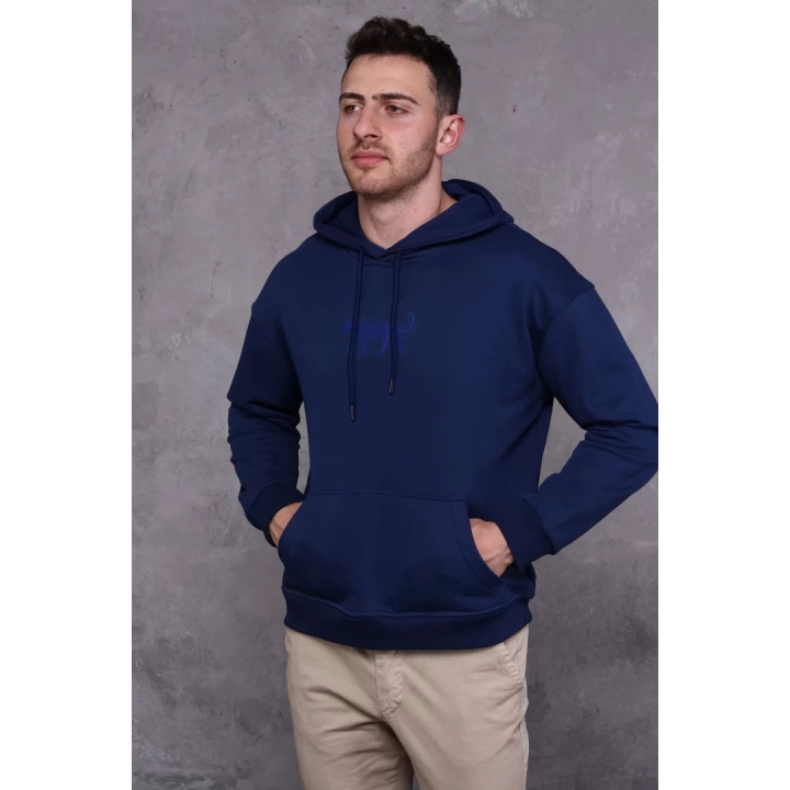 Farm Animals Erkek Midi Baskılı Hoodie