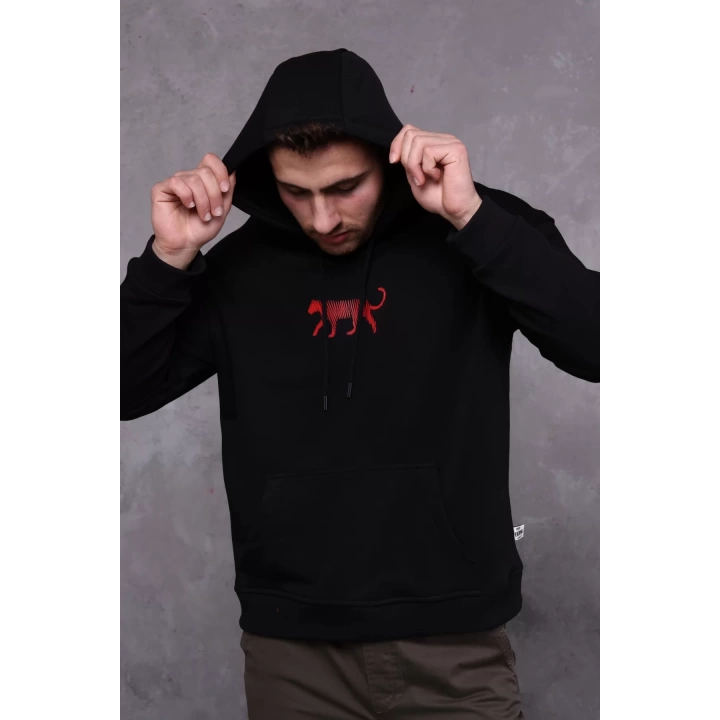 Farm Animals Erkek Midi Baskılı Hoodie