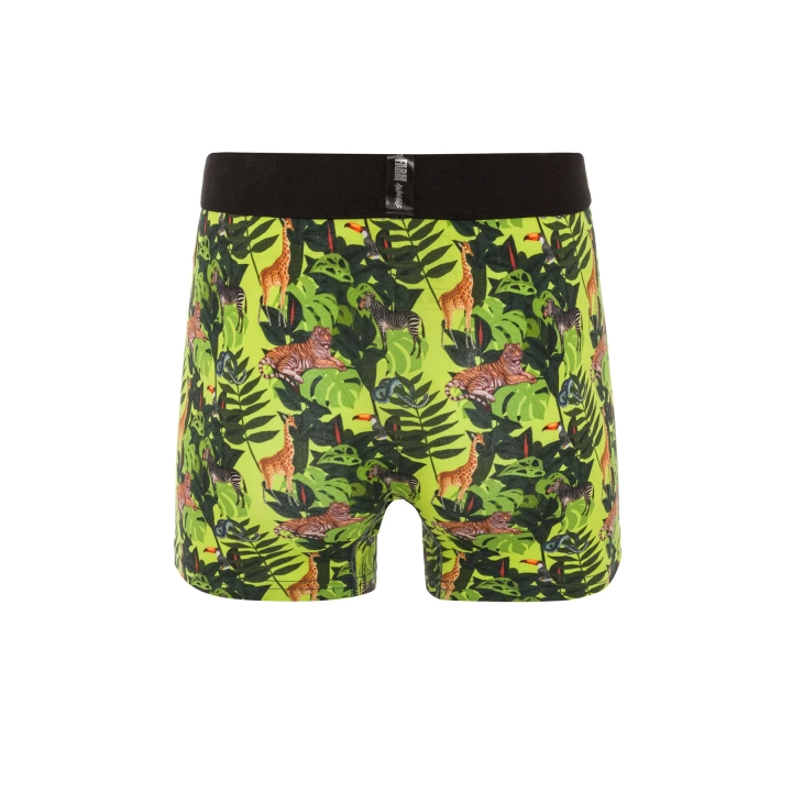 Farm Animals Tropical Desenli Boxer