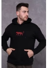 Farm Animals Erkek Midi Baskılı Hoodie