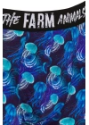 Farm Animals Jellyfish Desenli Boxer