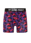 Farm Animals Red Monkey Desenli Boxer