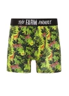 Farm Animals Tropical Desenli Boxer