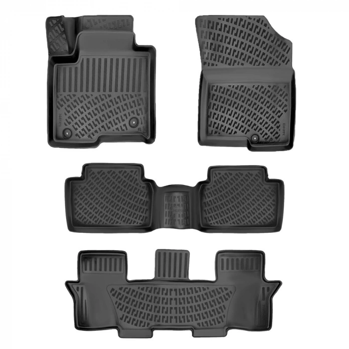 Kia Sorento 2021 Sonrası Havuzlu Paspas | Hybrid - 7 Koltuklu