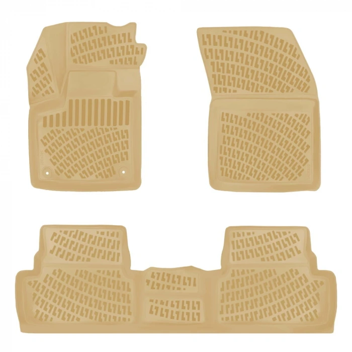 Peugeot 3008 2016-2023 Havuzlu Paspas Bej