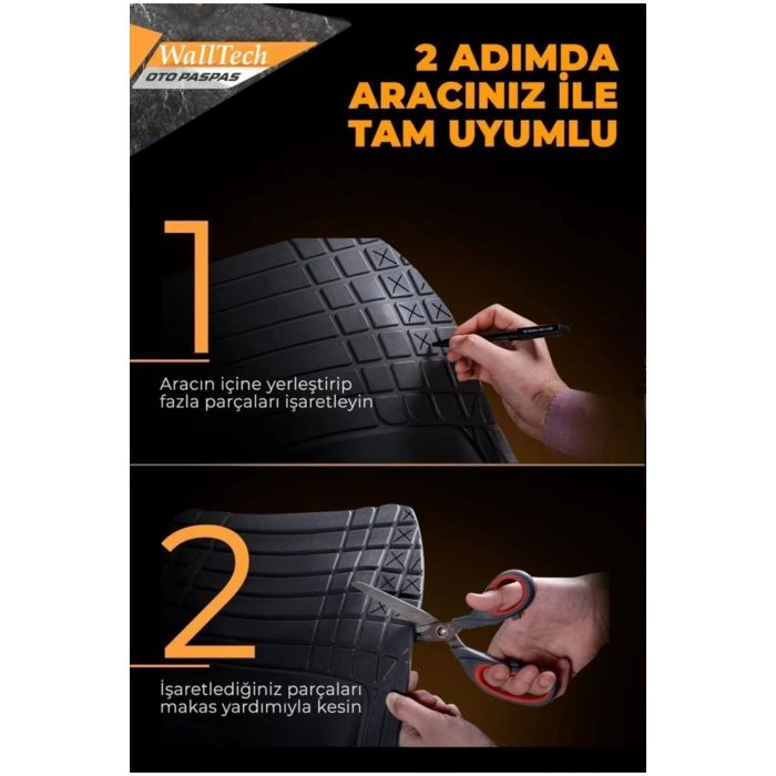 Maximum Gri Havuzlu Oto Paspas Seti