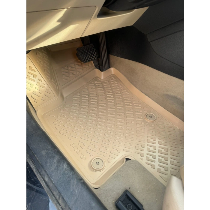 Volkswagen Jetta 2011 Sonrası Havuzlu Paspas Bej