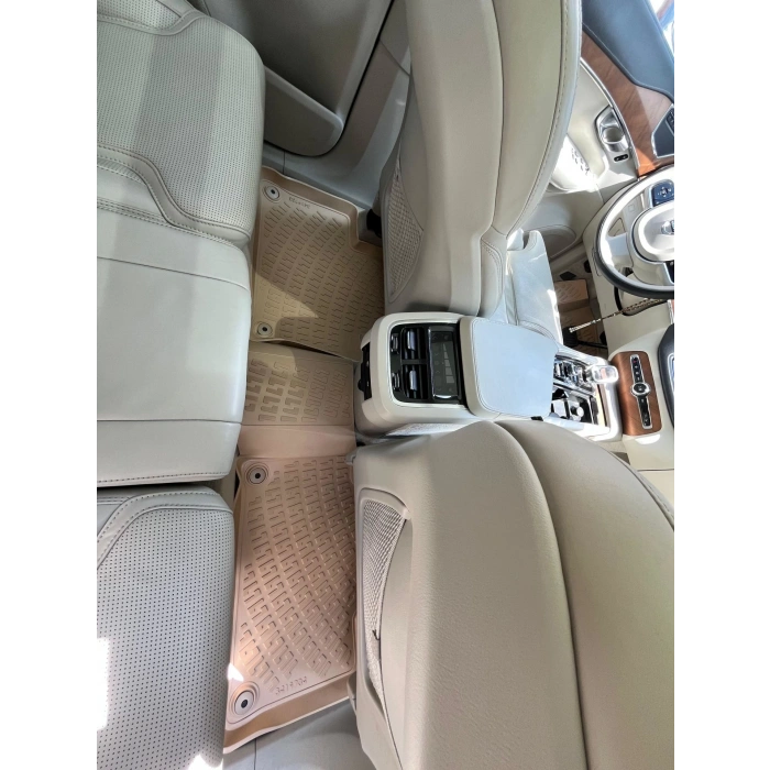 Volvo XC90 2016 Sonrası Havuzlu Paspas | Bej Benzin & Dizel