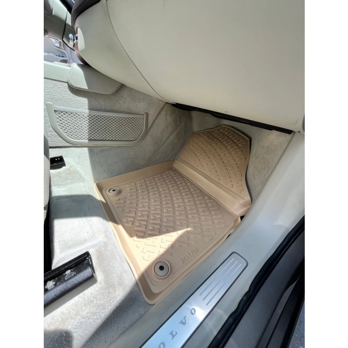 Volvo XC90 2016 Sonrası Havuzlu Paspas | Bej Benzin & Dizel