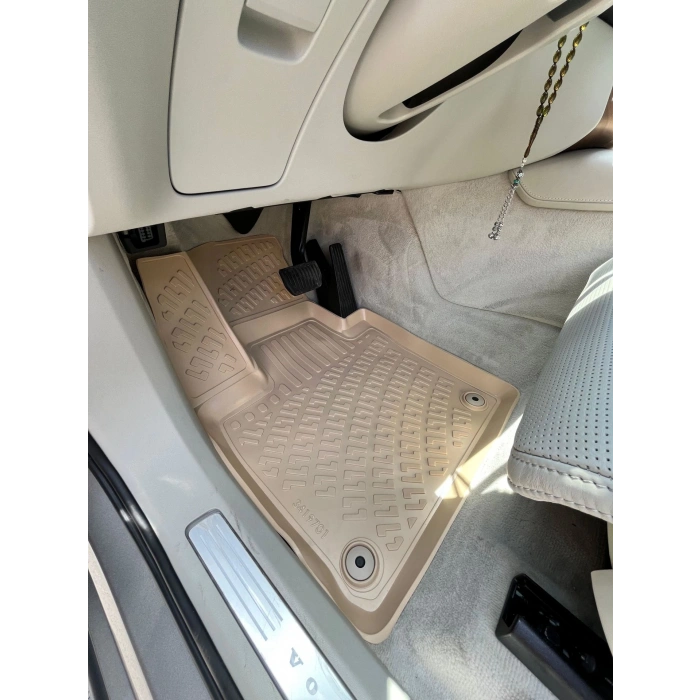 Volvo XC90 2016 Sonrası Havuzlu Paspas | Bej Benzin & Dizel