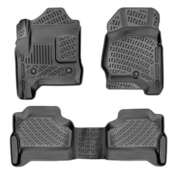 Chevrolet Silverado 1500 Crew Cab /Halı Zemin 2014-2018 Havuzlu Paspas