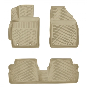 Toyota Auris 2006-2012 Havuzlu Paspas Bej