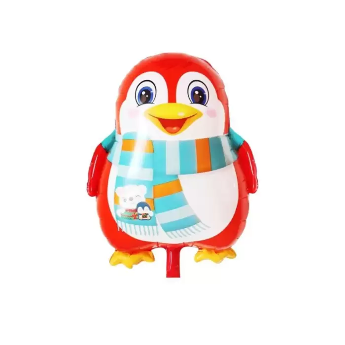 Sevimli Penguen Figür Folyo Helyum Balon 56 Cm Penguen Şekilli Folyo Balon