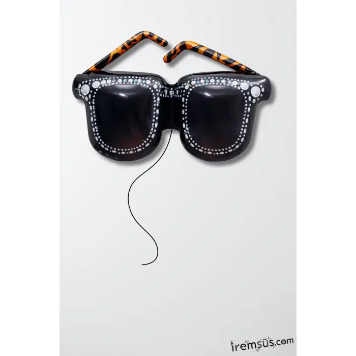 Güneş Gözlüğü Figür Folyo Helyum Balon 82 cm Sunglass Folyo Balon