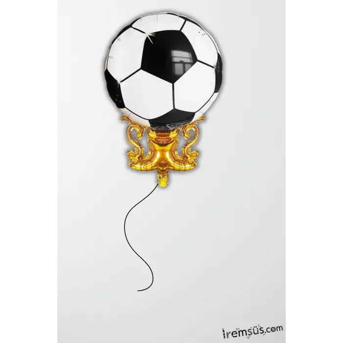 Futbol Kupası Figür Folyo Balon 77 cm Toplu Kupa Şekilli Folyo Balon