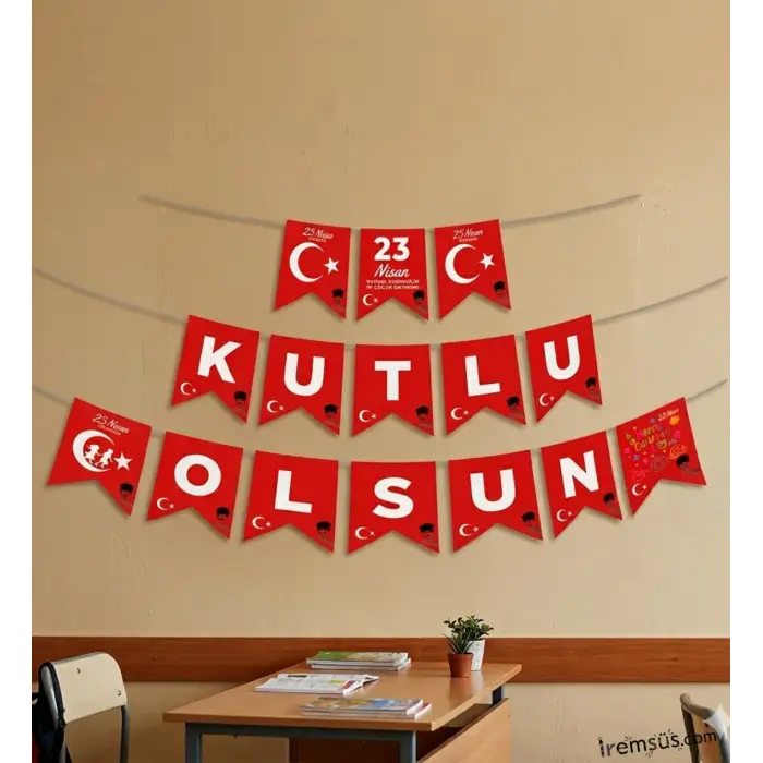 23 Nisan Kutlu Olsun Banner Yazı