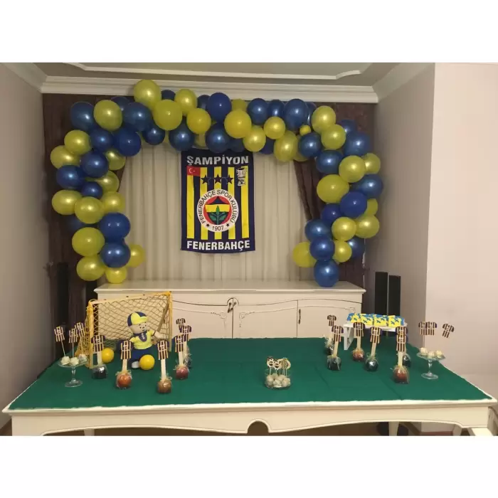 Fenerbahçe Konsept Balon Zincir 100 Balon + Balon Zinciri