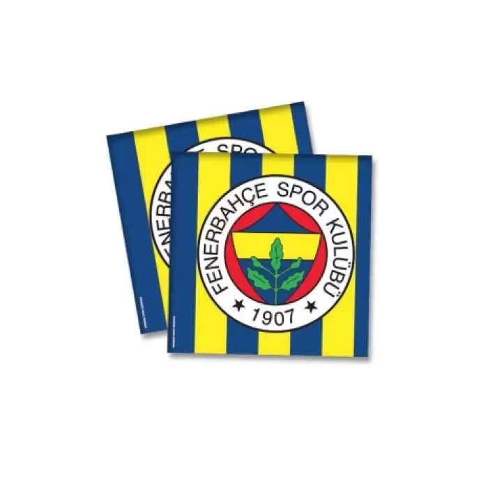 Fenerbahçe Takımı Lisanslı Sarı Lacivert Peçete 33X33 (16lı)