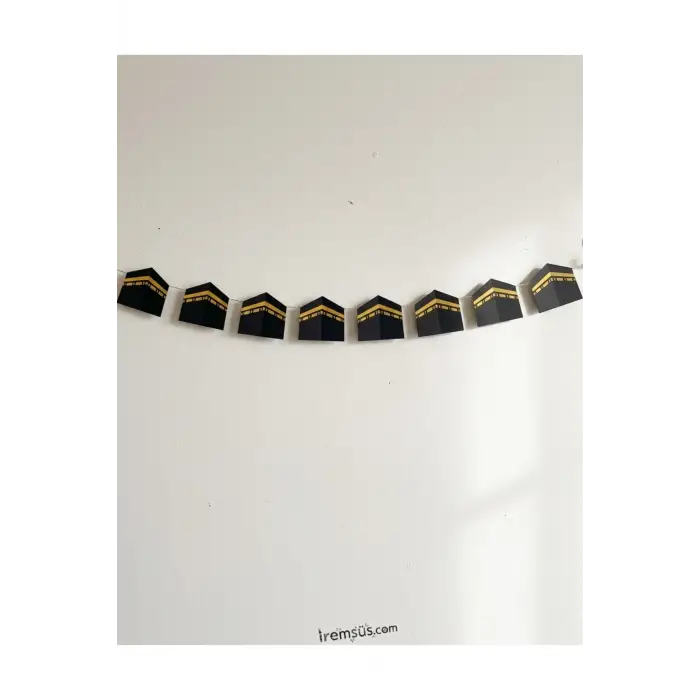 Kabe Dekoratif Banner 190 cm Umre Hac Süslemesi