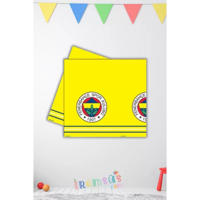 Lisanslı Fenerbahçe Takımı Plastik Masa Örtüsü 120*180 cm