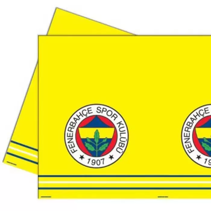 Lisanslı Fenerbahçe Takımı Plastik Masa Örtüsü 120*180 cm