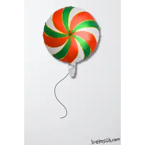 Yılbaşı Konsept Renkli Şeker Folyo Balon 18 45 Cm Yılbaşı Süslemesi Yeni Yıl Süsü