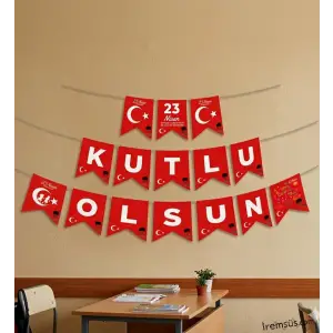 23 Nisan Kutlu Olsun Banner Yazı