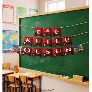 23 Nisan Kutlu Olsun Banner Yazı