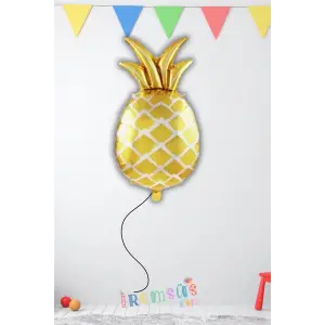 Ananas Figür Folyo Helyum Balon 24 Ananas Konsept Doğum Günü Süslemesi Meyve Tema
