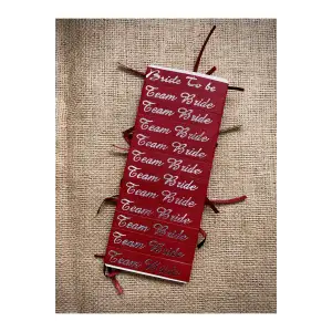 Bride To Be Partisi Kırmızı Gümüş Konsept Bileklik 12 Li Bekarlığa Veda Partisi Süslemesi