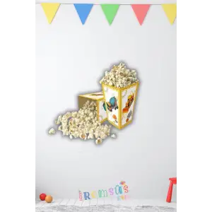 İnşaat Tema Doğum Günü Mısır Kutusu 8 li