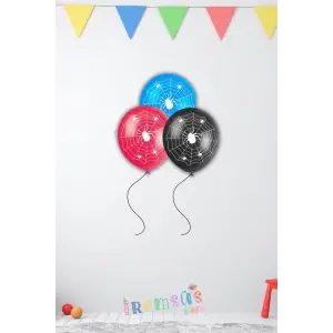Örümcek Adam ( Spider-man) Baskılı Karışık Latex Balon 5 Adet