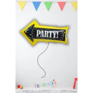 Party Ok Figür Folyo Helyum Balon 76 Cm Parti Konsept Parti Süsleme Balonu Tema Süsleme Balon