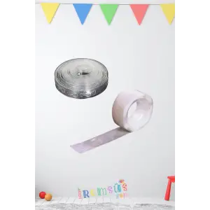 Plastik Balon Zinciri Aparati 5m + Balon Bandı Seti 100 adet İkili Ekonomik Set