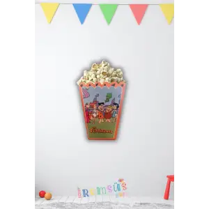 Taş Devri Konsept Doğum Günü Partisi Mısır Kutusu Popcorn 8 li Taş Devri Parti Süslemesi