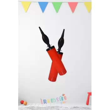 1. Sınıf Kalite Folyo Sosis ve Latex Balon Şişirme Pompası 1 Adet