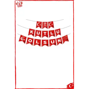 23 Nisan Kutlu Olsun Banner Yazı