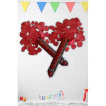 Büyük Boy Lüx Kalp Konfeti 1 adet 30 Cm Sevgililer Günü Düğün Süslemesi