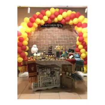 Galatasaray Konsept Balon Zinciri 100 Balon + Balon Zinciri